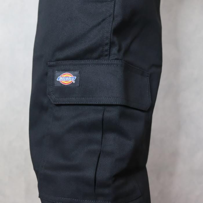 ディッキーズ　ガーメントダイ　ツイルバギーパンツ　32インチ　ブラック Dickies × monkey time ガーメントダイ ツイル バギー パンツが