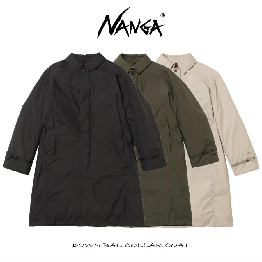 ＊正規品・美品＊ nanga ナンガ バルカラーコート　色:モカ NANGA（ナンガ） ダウン バル カラーコート DOWN BAL COLLAR COAT