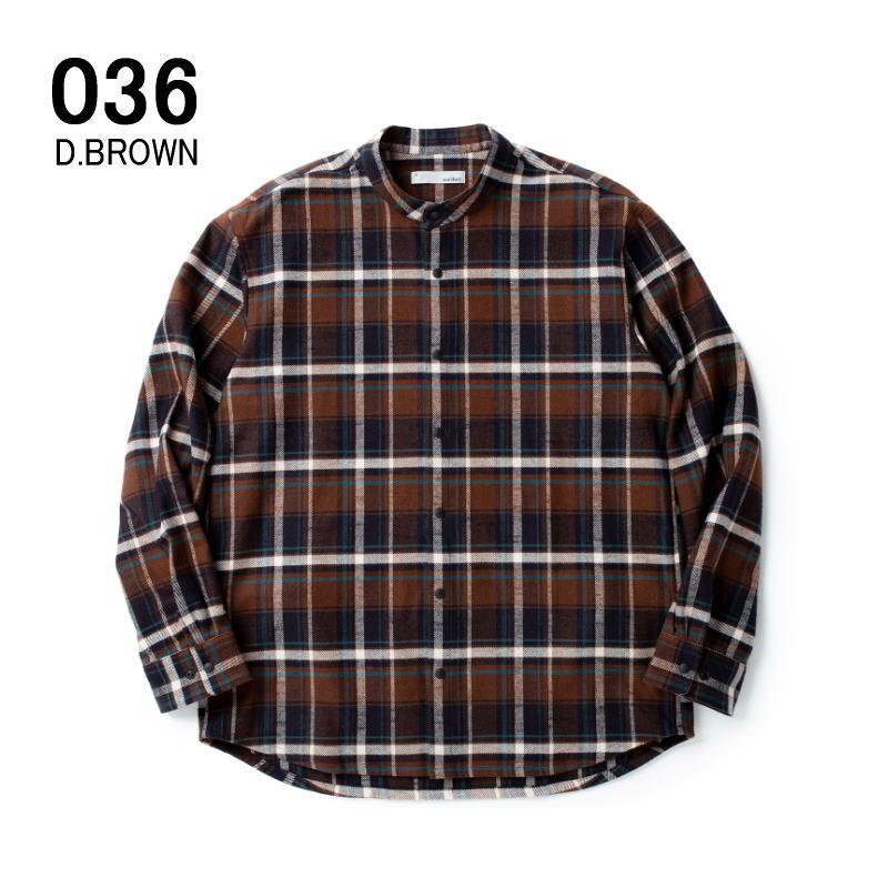 ナリフリ narifuri ネル起毛バックポケットシャツ NF4049 001(ブラック) 035(ブラウン) 036(ダークブラウン) 080(ネイビー) narifuri（ナリフリ） ネル起毛バックポケットシャツ NF4049 001