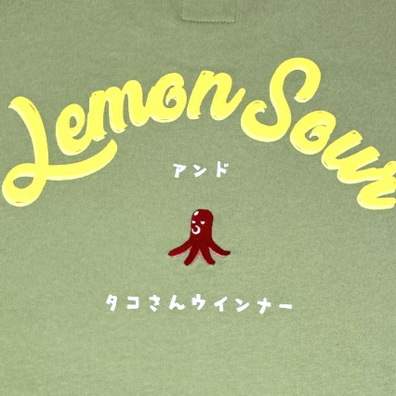 ヨイドレ YOIDORE レモンサワー クルーネックスウェット 40（Lグリーン