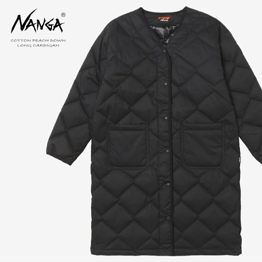 NANGA（ナンガ） コットン ピーチ ダウン ロング カーディガン COTTON