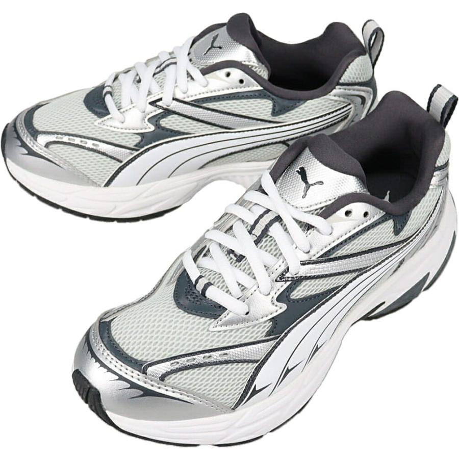 PUMA グレー×ホワイト スニーカー23.5 PUMA（プーマ） スニーカー モーフィック Morphic グラシアルグレー