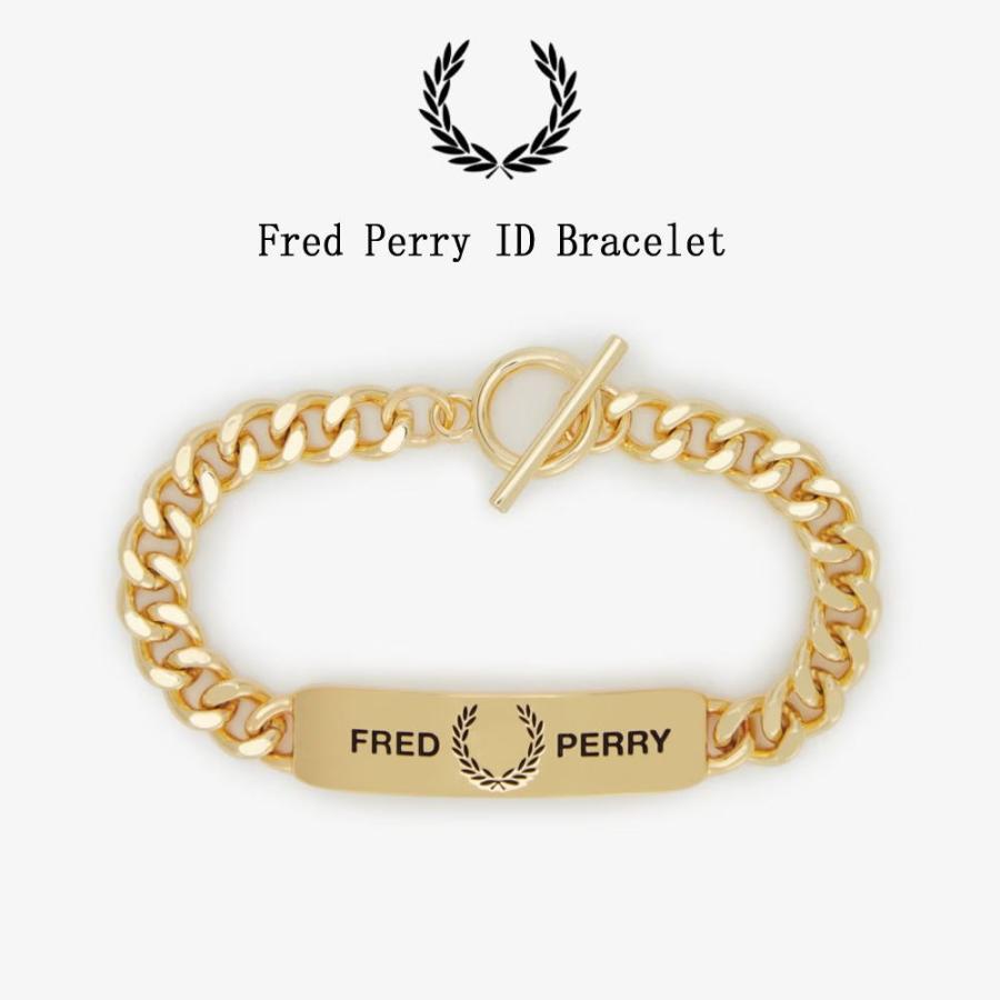 【箱、タグ付】FRED PERRY/フレッドペリー　シグネットリング　ゴールド FRED PERRY（フレッドペリー） アイディー ブレスレット Fred Perry ID