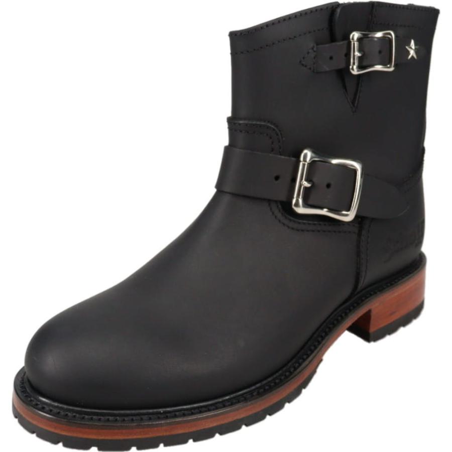 ショット Schott ショート エンジニアブーツ ワンスター コレクション SHORT ENGINEER BOOTS ONE STAR COLLECTION ブラック S25503 010の画像