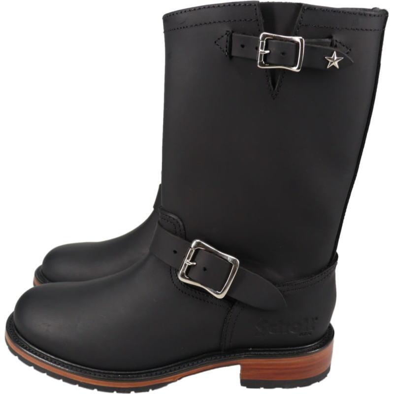 ショット Schott エンジニアブーツ ワンスター コレクション ENGINEER BOOTS ONE STAR COLLECTION ブラック S25500 010の画像