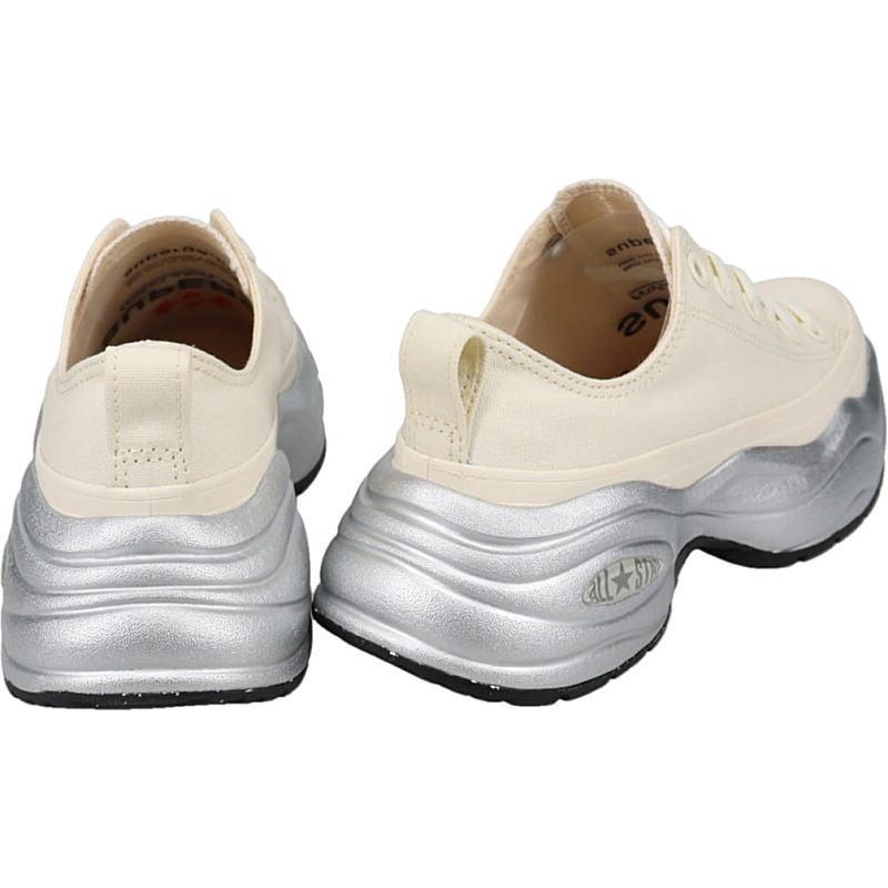 コンバース CONVERSE スニーカー オールスター R サージトレーナー MT オックス ALL STAR R SURGETRAINER MT OX エクリュ/メタリックシルバー ECR/MSV CONVERSE（コンバース） スニーカー オールスター R サージトレーナー