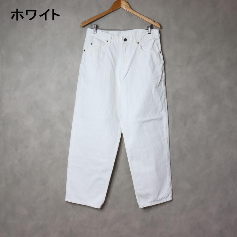 ガンホー GUNG HO デニム テーパード パンツ DENIM TAPARED PANTS ブルー ライトブルー ホワイト GH5S014D_3