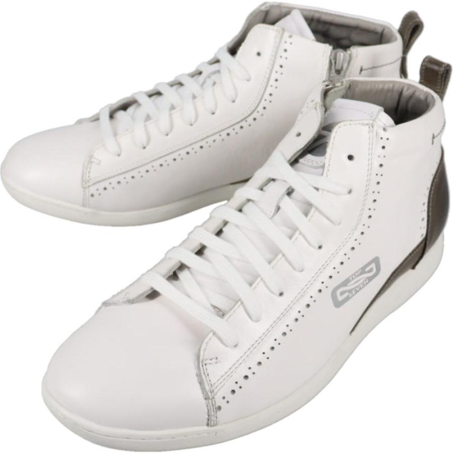 トップセブン TOP SEVEN スニーカー T7-At236 ck ホワイト/グレー TOP SEVEN（トップセブン） スニーカー T7-At236 ck ホワイト/グレー