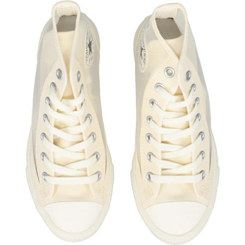 コンバース CONVERSE スニーカー オールスター ライト ブリージー ハイ ALL STAR LIGHT BREEZY HI オフホワイト  1SE368 CONVERSE（コンバース） スニーカー オールスター ライト ブリージー