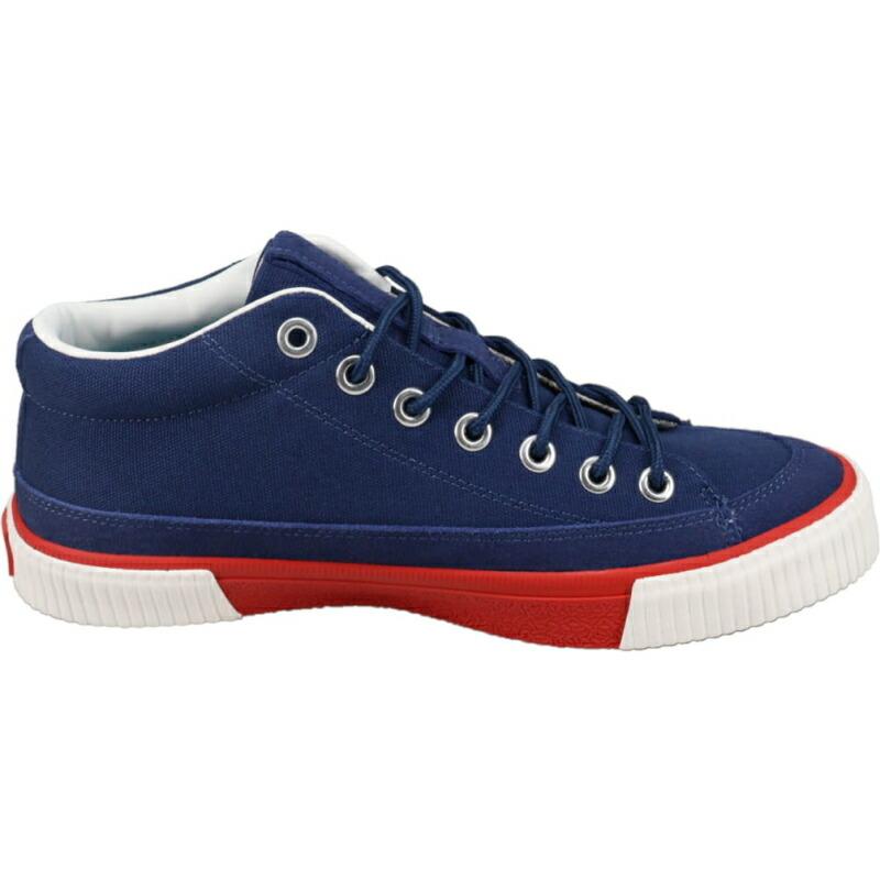 アールエフダブリュー RFW スニーカー ベーグル ミッド コージー キャンバス BAGEL-MID COZY CVS R-2510441 ネイビー/レッド RFW（アールエフダブリュー） スニーカー ベーグル ミッド コージー