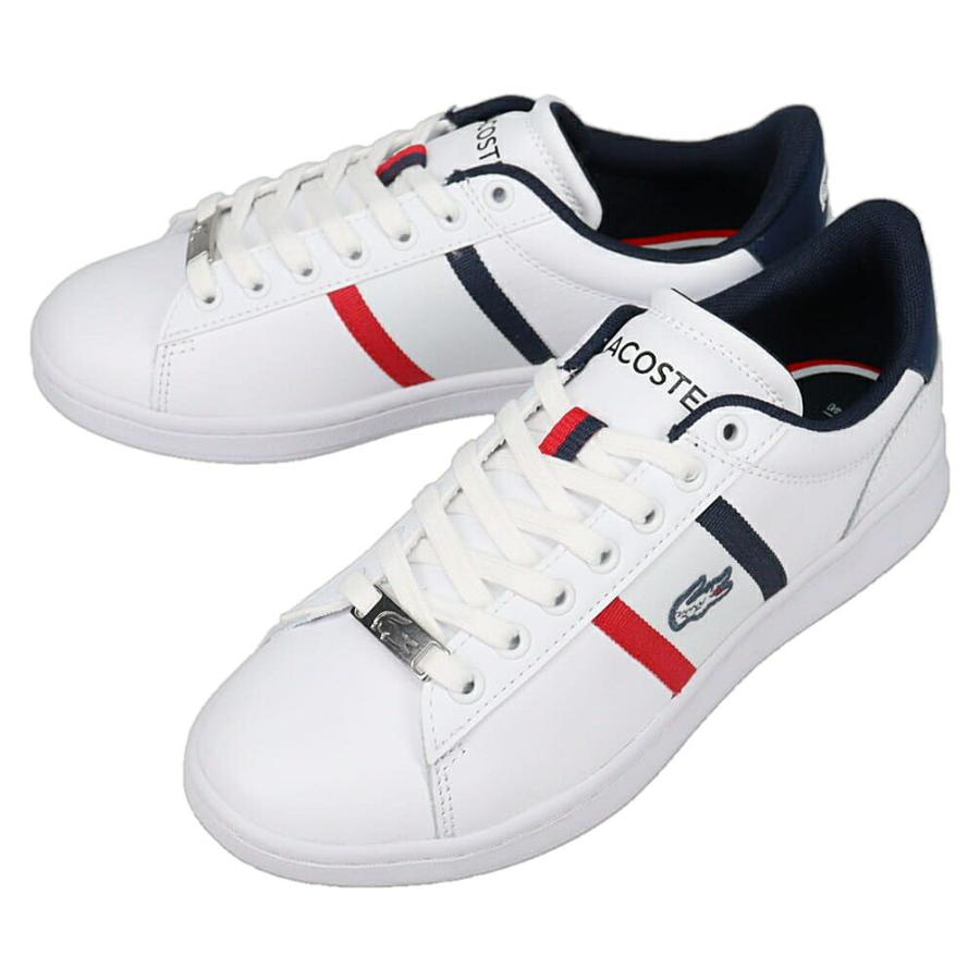 ラコステ LACOSTE スニーカー CARNABY SETCGR1251 AP SFA 49SFA0019 407 ホワイト/ネイビー/レッド LACOSTE（ラコステ） スニーカー CARNABY SETCGR1251 AP SFA 49SFA0019