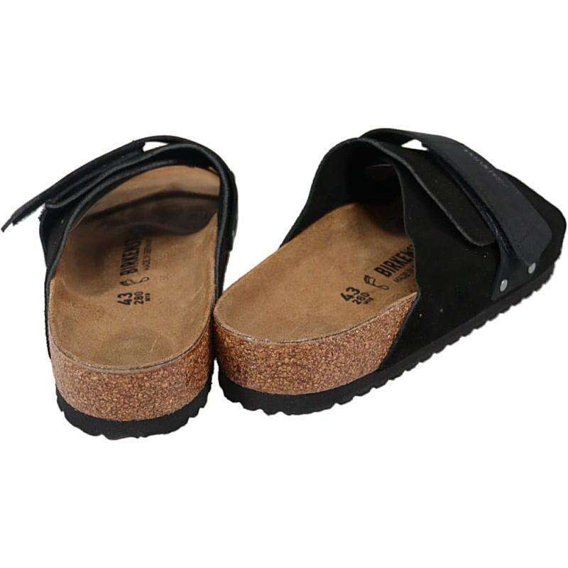ビルケンシュトック BIRKENSTOCK サンダル キョウト Kyoto ブラック 1022350 レギュラー幅の画像