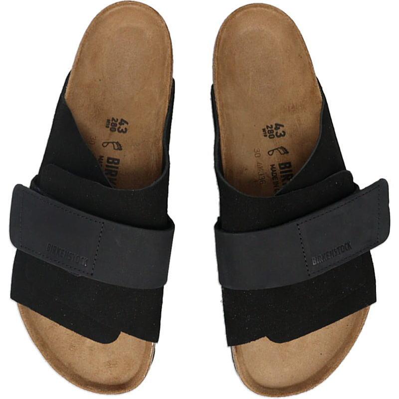 ビルケンシュトック BIRKENSTOCK サンダル キョウト Kyoto ブラック 1022350 レギュラー幅の画像