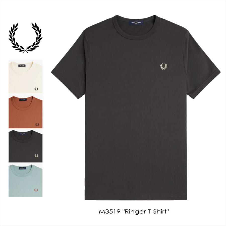 フレッドペリー FRED PERRY リンガー Tシャツ RINGER T-SHIRT M3519 170 324 X06 Y93 FRED PERRY（フレッドペリー） リンガー Tシャツ RINGER T-SHIRT M3519