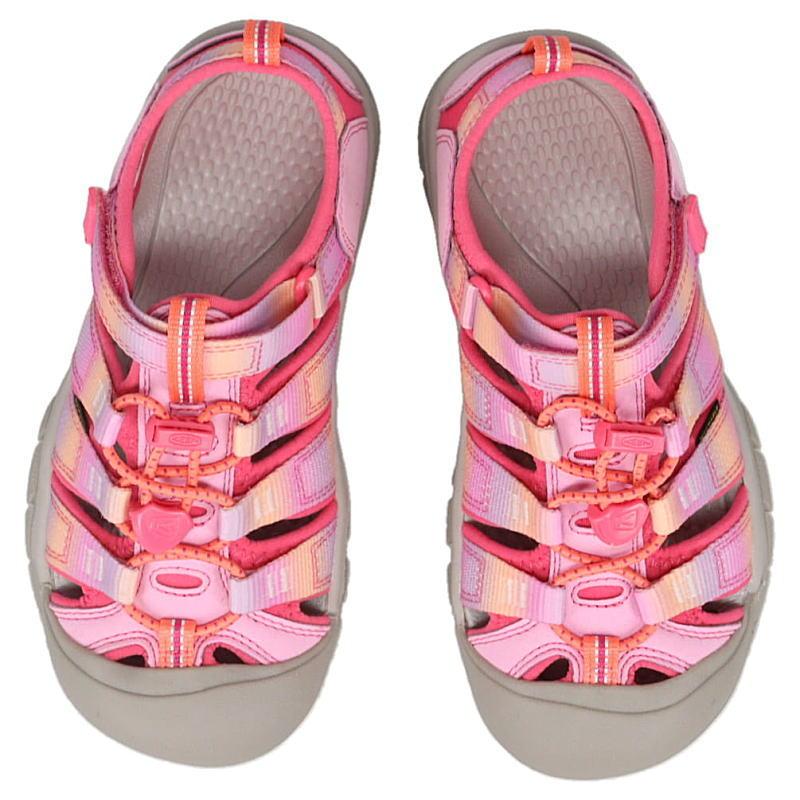 キーン KEEN キッズ サンダル ニューポート エイチツー NEWPORT H2 ホットピンク/オーキッドペタル 1030876 YOUTH(20cm〜23.5cm)  子供の画像