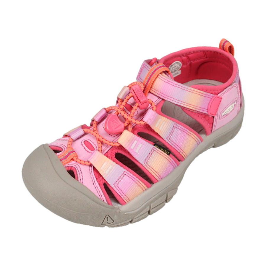 キーン KEEN キッズ サンダル ニューポート エイチツー NEWPORT H2 ホットピンク/オーキッドペタル 1030876 YOUTH(20cm〜23.5cm)  子供の画像
