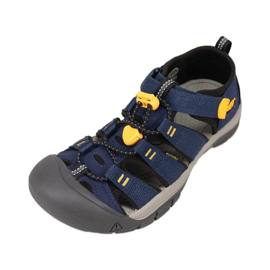キーン KEEN キッズ サンダル ニューポート エイチツー NEWPORT H2 ネイバルアカデミー/キーンイエロー 1029140 YOUTH(20cm〜23.5cm)  子供の画像