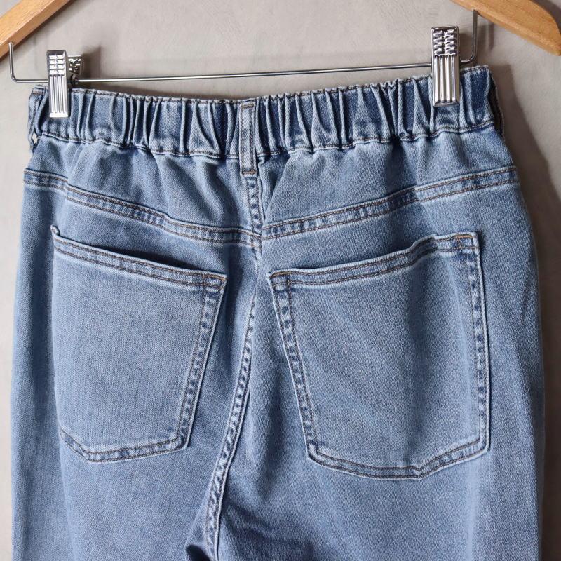 ウエストフット アウトフィッターズ WEST+WOOD OUTFITTERS WWO 涼ふわデニムのタックパンツ 8114044 001(ワンウォッシュ) 501(ブルー) ウエストフット アウトフィッターズ WEST+WOOD OUTFITTERS WWO 涼ふわ