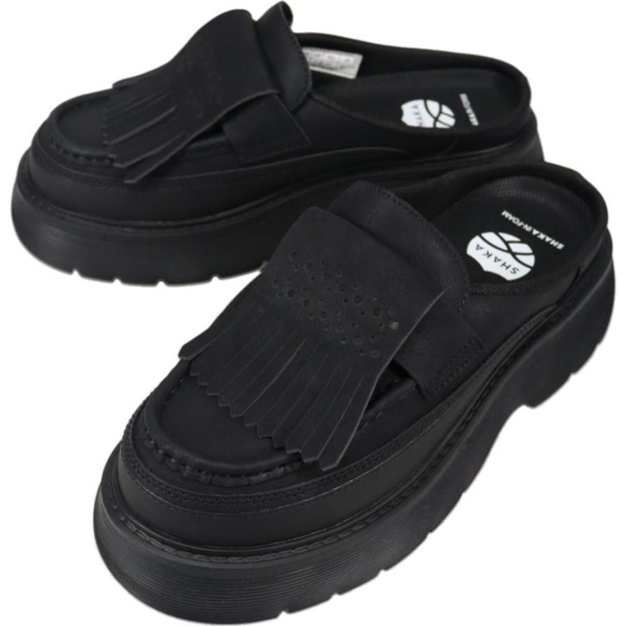 SHAKA（シャカ） 厚底ローファーミュール KILT LOAFER MULE CHUNKY 