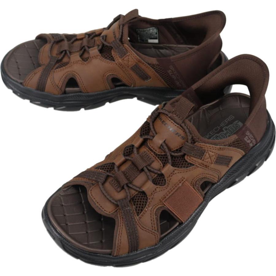 スケッチャーズ SKECHERS サンダル スリップインズ リヴォルテッド SS メリック REVOLTED SS MERRICK ダークブラウン 205181 ACDB SKECHERS（スケッチャーズ） サンダル スリップインズ リヴォルテッド