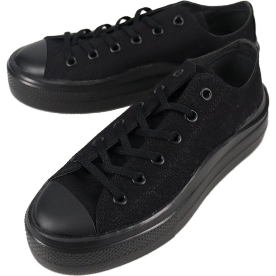 定番 コンバース CONVERSE スニーカー オールスター ライト PLTS ツー オックス ALL STAR LIGHT PLTS 2 OX ブラックモノクローム BLKMONO 1SE269 CONVERSE（コンバース） 定番 スニーカー オールスター ライト PLTS