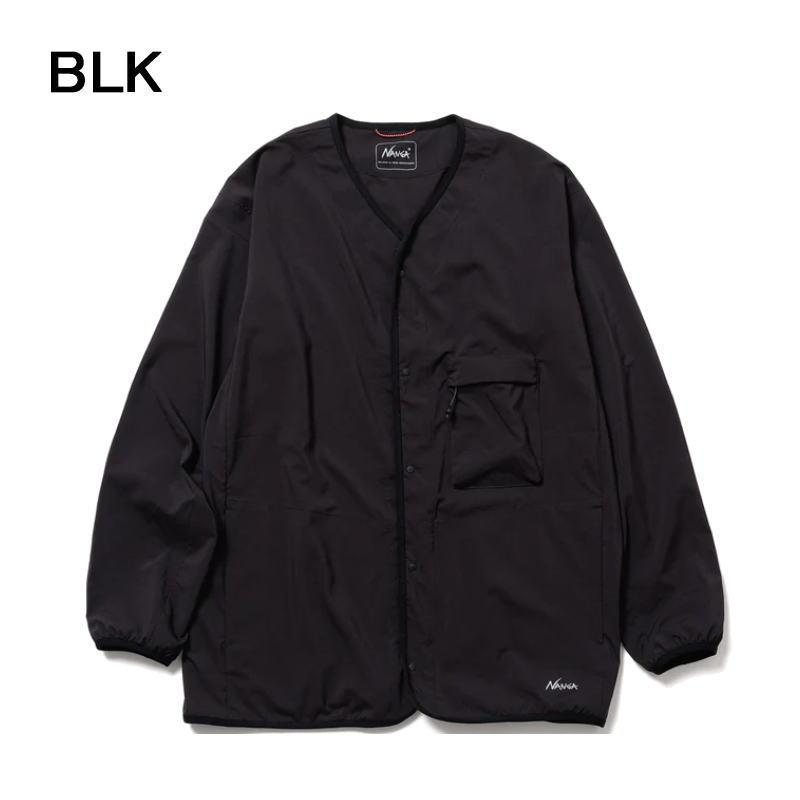 【美品】NANGAナンガ　PLC エクスカーションカーディガン　ブラック　M ナンガ NANGA メンズ PLC エクスカーション カーディガン EXCURSION