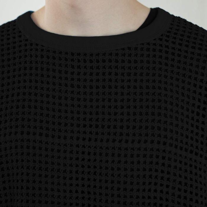 アーミーツイル ARMY TWILL ウェア コットン メッシュ ティー Cotton Mesh Tee 2513004 ブラック エクリュ ARMY TWILL（アーミーツイル） ウェア コットン メッシュ ティー