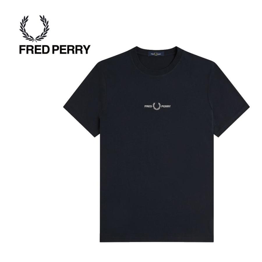 フレッドペリー FRED PERRY エンブロイダリー Tシャツ Embroidered T-Shirt M4580 248 FRED PERRY（フレッドペリー） エンブロイダリー Tシャツ Embroidered