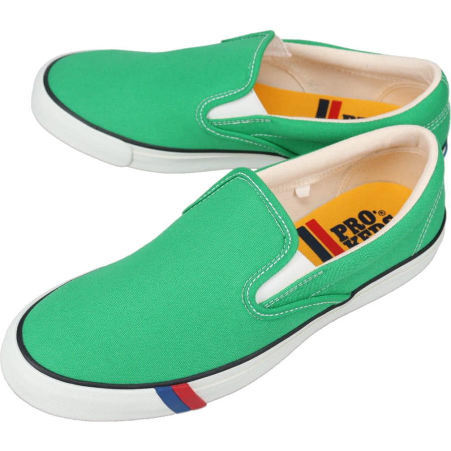 プロケッズ PRO-keds スニーカー スリップーオン SLIP-ON グリーン 