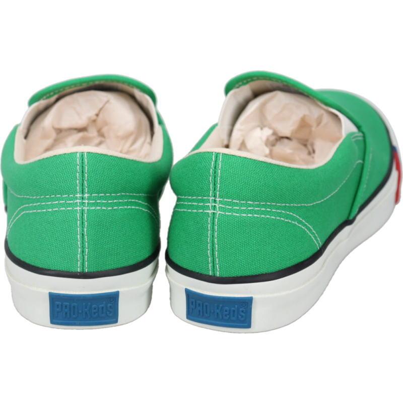プロケッズ PRO-keds スニーカー スリップーオン SLIP-ON グリーン 