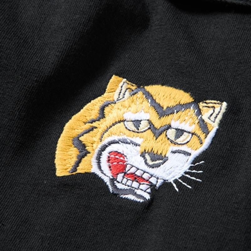 グッドオン Good On 虎福刺繍 ショートスリーブ オープン シャツ
