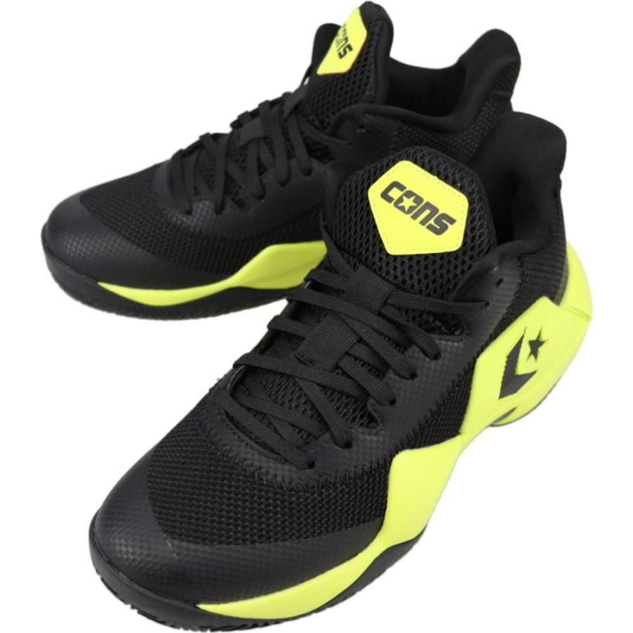コンバース CONVERSE スニーカー コンズ ヴィックバウンド NC CONS VICBOUND NC ブラック/ネオンイエロー RD/BK/S 33500430 CONVERSE（コンバース） スニーカー コンズ ヴィックバウンド NC CONS