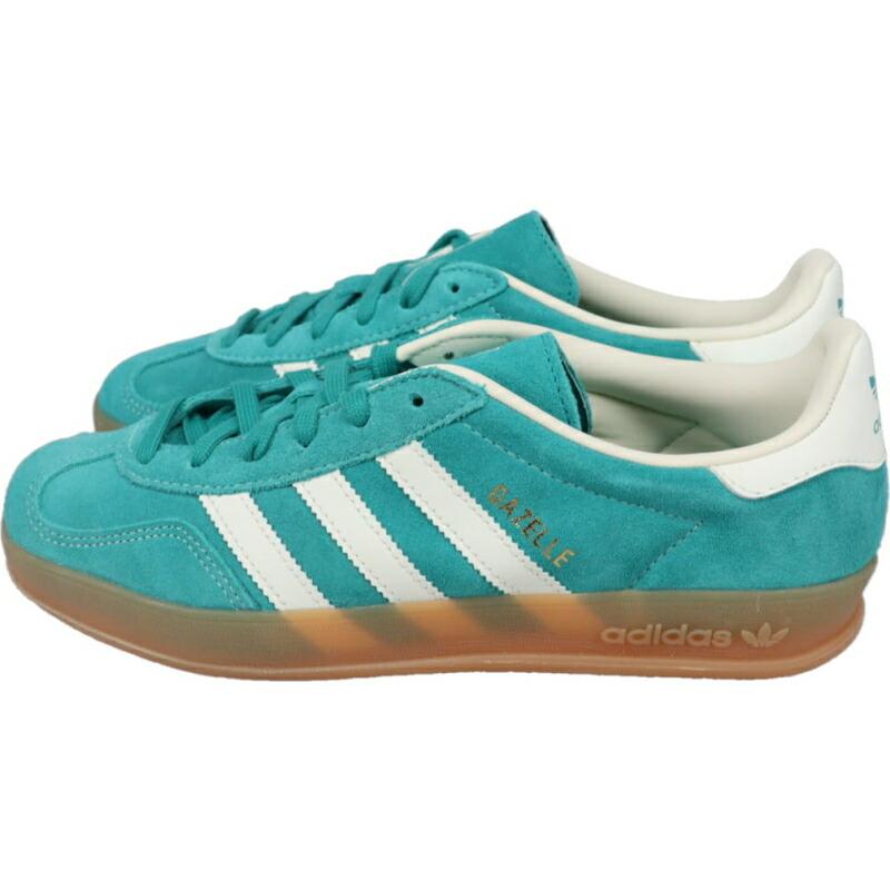 アディダス adidas スニーカー ガゼル インドア GAZELLE INDOOR ピュアティール/オフホワイト/ゴールドメタリック JQ8391 adidas（アディダス） スニーカー ガゼル インドア GAZELLE INDOOR
