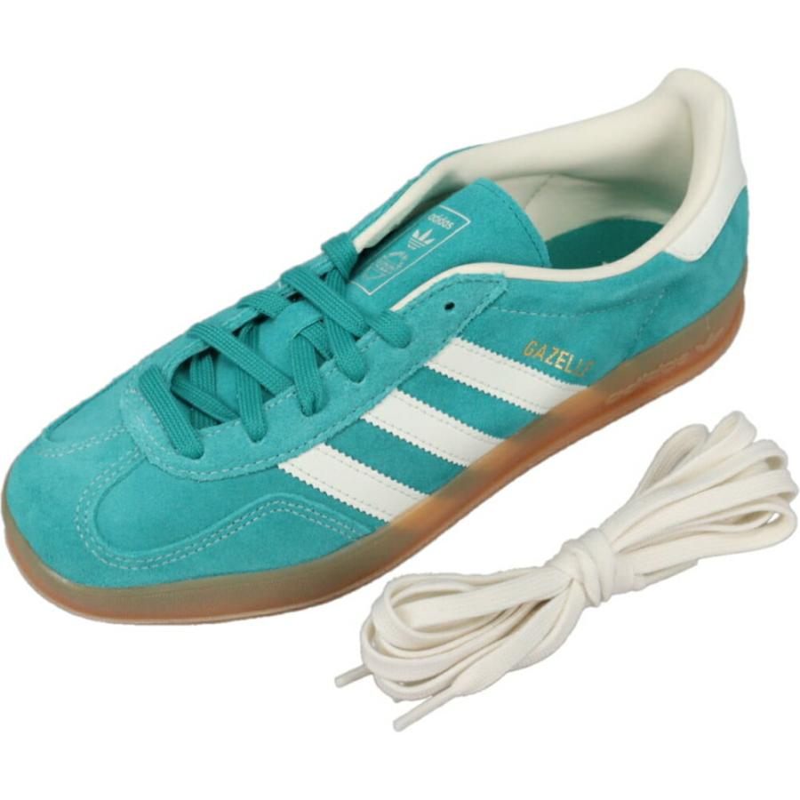 アディダス adidas スニーカー ガゼル インドア GAZELLE INDOOR ピュアティール/オフホワイト/ゴールドメタリック JQ8391 adidas（アディダス） スニーカー ガゼル インドア GAZELLE INDOOR