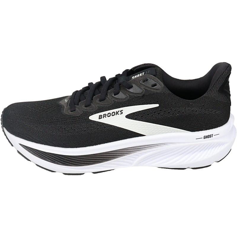 ブルックス BROOKS BRM 4423 スニーカー ランニング ウォーキング シューズ 軽量 ゴースト17 クッション性 メッシュ フィット 耐久性 ローカットスニーカー 人気 ブランド ブラック×ホワイト BROOKS（ブルックス） ランニングシューズ Ghost 17 ゴースト 17