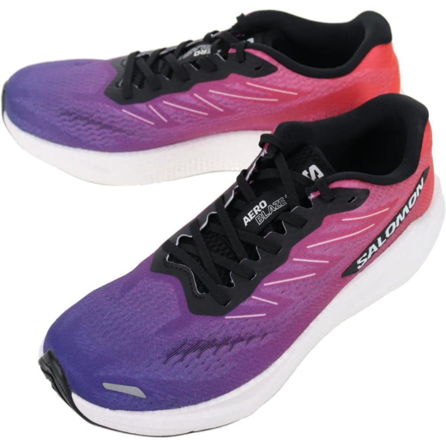 サロモン salomon メンズ ランニングシューズ エアロ ブレイズ 3 グラジエント AERO BLAZE 3 GRADIENT ネオンフレーム/リバティ/ホワイト 478751 SALOMON（サロモン） メンズ ランニングシューズ エアロ ブレイズ 3