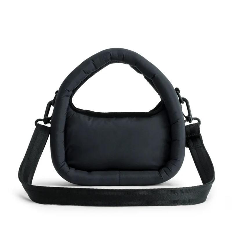 ハンター HUNTER バッグ フレイムド パファー ミニ ホーボー FRAMED PUFFER MINI HOBO ブラック ホワイトウィロー UBX3711KBM BLK WHW HUNTER（ハンター） バッグ フレイムド パファー ミニ ホーボー FRAMED