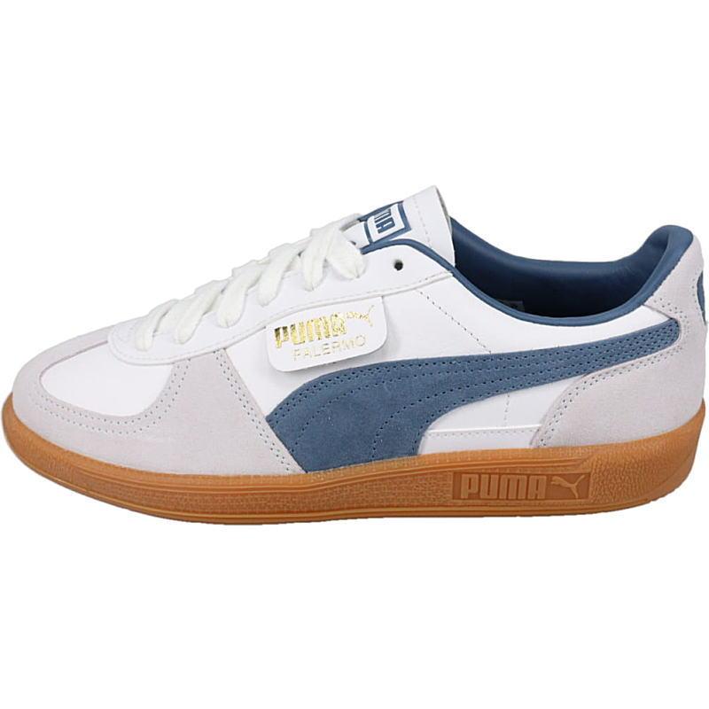 プーマ PUMA スニーカー パレルモ レザー Palermo Lth プーマホワイト/ダークインディゴ 396464 24 PUMA（プーマ） スニーカー パレルモ レザー Palermo Lth プーマ
