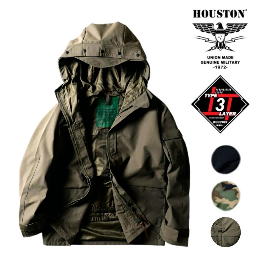ヒューストン HOUSTON エクワックス パーカー ECWCS PARKA 50311 BK(ブラック) OD(オリーブドラブ) WD(ウッド) HOUSTON（ヒューストン） エクワックス パーカー ECWCS PARKA 50311 BK