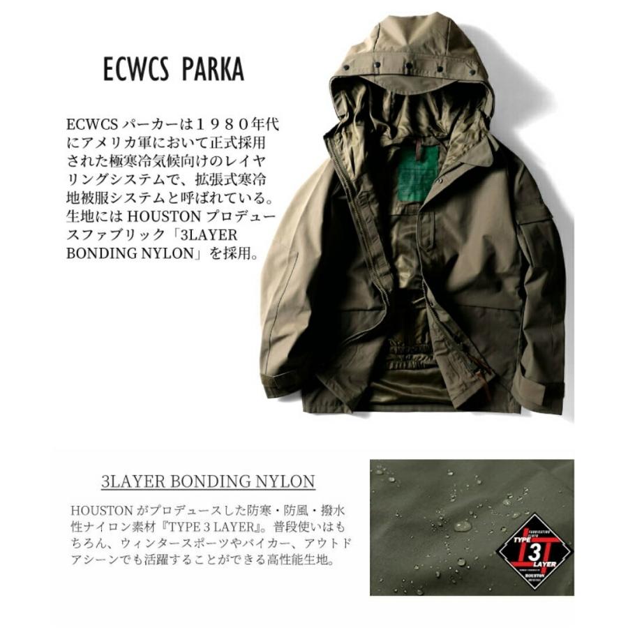 HOUSTON（ヒューストン） エクワックス パーカー ECWCS PARKA 50311 BK