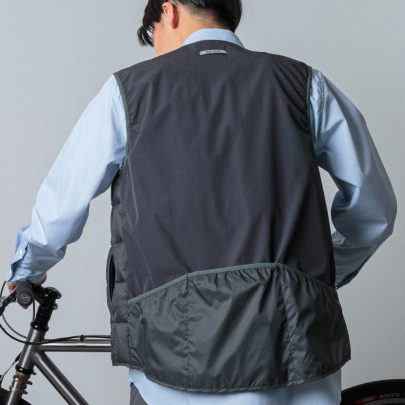 ナリフリ narifuri narifuri × TAION クルーネックサイクルインナーベスト NFTA-02 001(ブラック) 014(チャコール) narifuri（ナリフリ） narifuri narifuri × TAION クルーネック