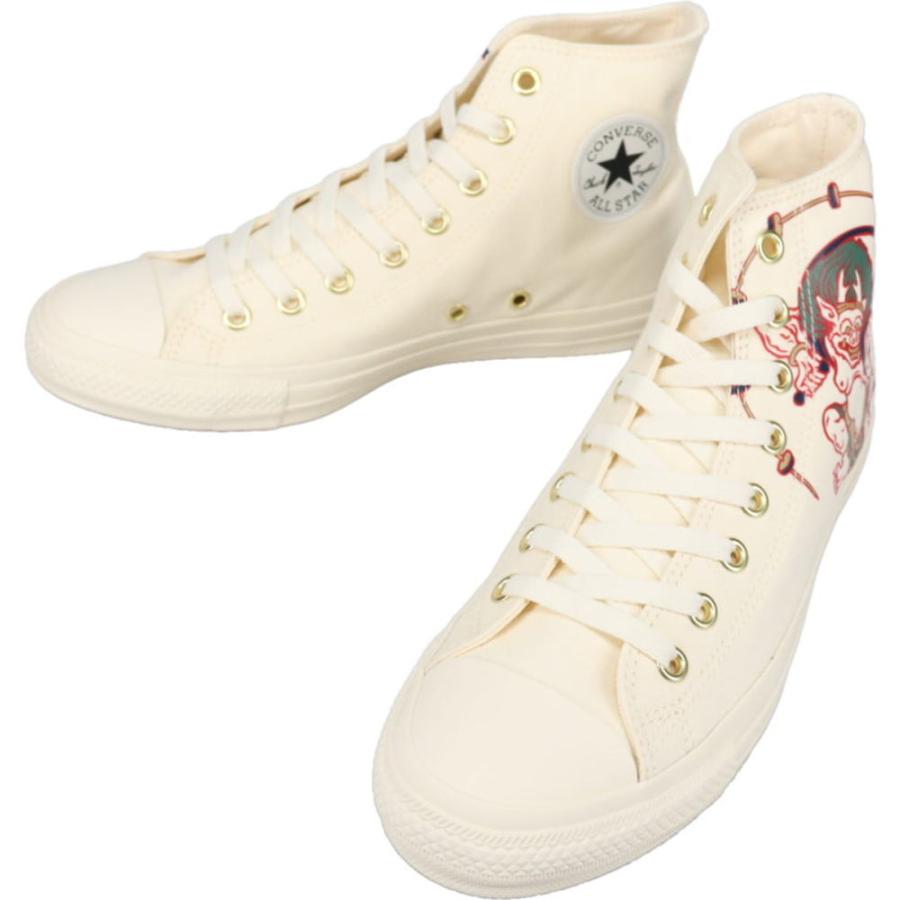 コンバース CONVERSE スニーカー オールスター フウジンライジン ハイ ALL STAR FUJINRAIJIN HI ホワイト 31316661 CONVERSE（コンバース） スニーカー オールスター フウジンライジン