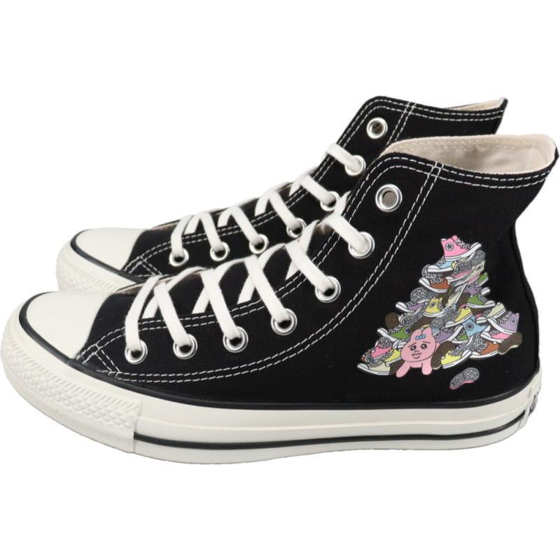 コンバース CONVERSE スニーカー オールスター KM HI / 可哀想に！ ALL STAR KM HI / KAWAISOUNI! ブラック BLACK 1SE851 CONVERSE（コンバース） スニーカー オールスター KM HI / 可哀想に