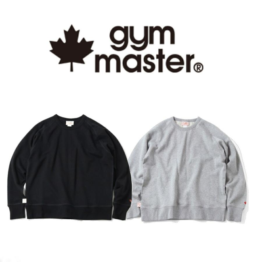 ジムマスター gym master トンプキンスウェットクルーネック G621758 03(杢グレー) 05(ブラック) gym master（ジムマスター） トンプキンスウェットクルーネック