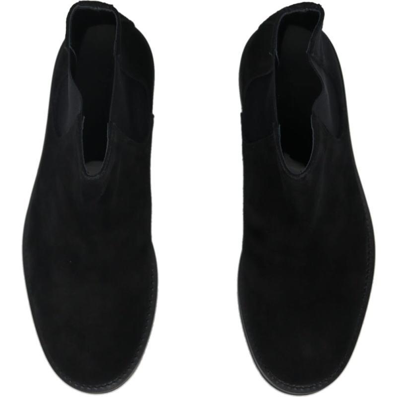 YOAK（ヨーク） ブーツ ダート スエード DART SUEDE ブラック : すにー
