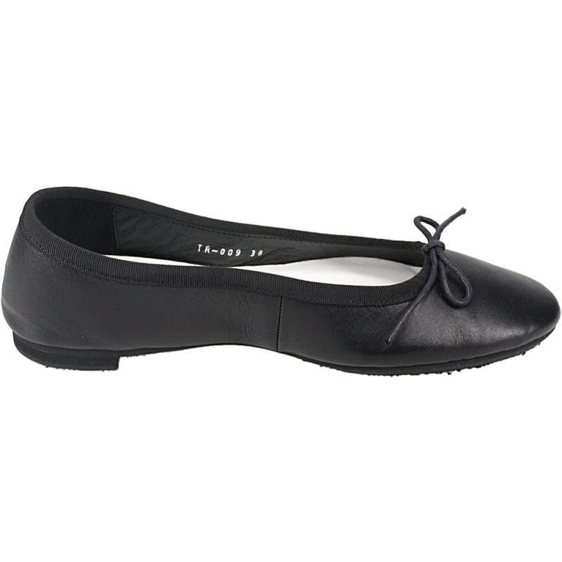 未使用級★chausser ショセ バレエシューズ 黒 24cm 38 レザー chausser（ショセ） バレエ シューズ BALLET SHOES ブラック TR-009 BL
