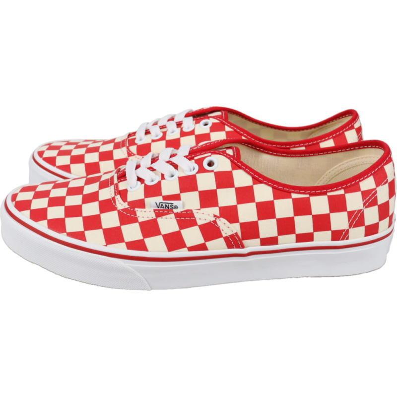 【新品】VANS Authentic チェッカー レッド スニーカー 2足セット VANS（ヴァンズ） スニーカー オーセンティック Authentic