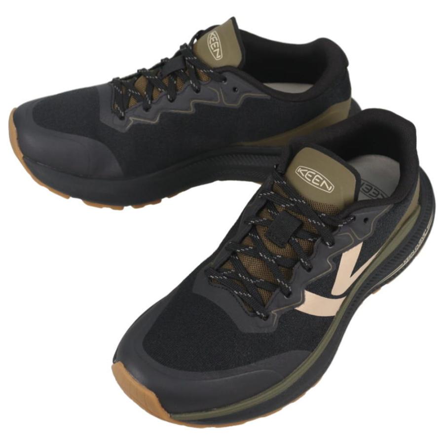 KEEN（キーン） メンズ ダブルケー500 WK500 ブラック/ダークオリーブ