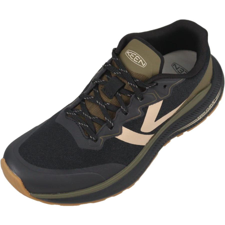 KEEN（キーン） メンズ ダブルケー500 WK500 ブラック/ダークオリーブ