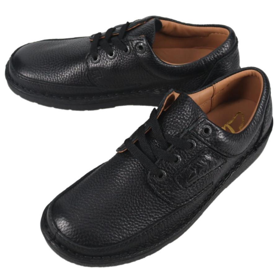 美品Clarksクラークス⭐️NATURE2ネイチャーツー シボ革 ブラック26㎝ Clarks（クラークス） カジュアルシューズ ネイチャー ツー Nature II